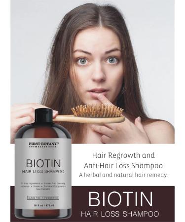 Hair Regrowth Shampoo 16 fl oz with DHT Blockers - Hydrating, Detoxifying, Volumizing for Men and Women - Buy Online on GoSupps.com
