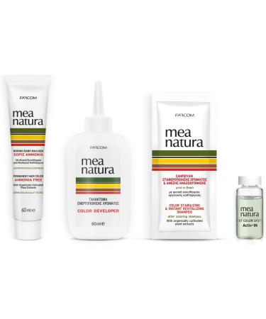 Farcom Mea Natura permanent hair color cream with active in 120 ml ammoniafree NA BLUE BLACK NA BLUE BLACK - Buy Online on GoSupps.com