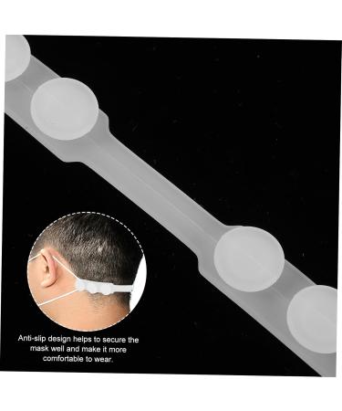 HAPINARY 10 Pcs Mask Hook Earrings - Tab Regulator Holder & Protection - Silica Gel White for Comfortable Wear - Buy Online on GoSupps.com