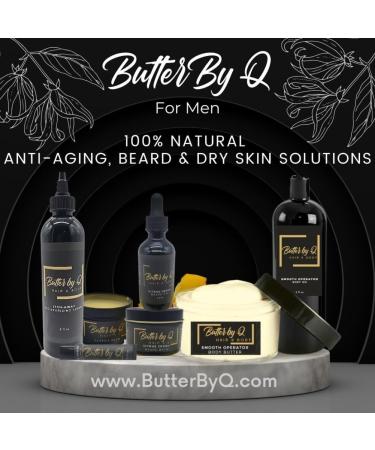 Butter By Q Citrus Crush Beard Balm - All-Natural Beard Growth Formula Prevents Itch & Beardruff Promotes Healthier Full Beards - Ship Internationally - Buy Online on GoSupps.com