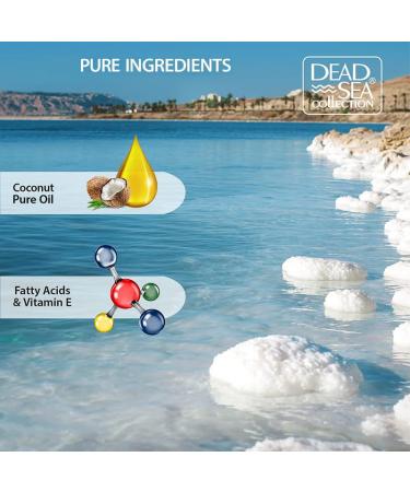 Dead Sea Collection Body Oil for Dry Skin | Coconut & Vitamin E Moisturizer | Anti-Aging Skin Elasticity Support (4 fl.oz) - International Shipping Available - Buy Online on GoSupps.com