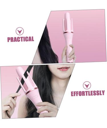 Gogogmee Fully Automatic Hair Curling Iron Hair Curler Straightener Hair Crimper Hair Tool Abs Pink - Buy Online on GoSupps.com