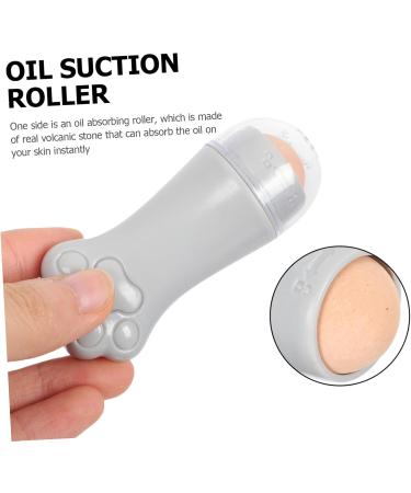 NOLITOY 1pc Volcanic Stone Oil-absorbing Ball Roller Oil Absorption 7.5x3cm Grey - Buy Online on GoSupps.com