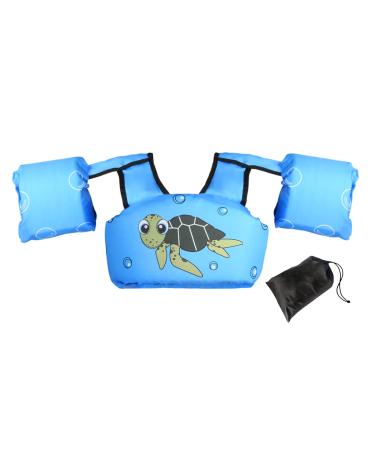 JEVDES Swim Vest for Kids 30-50 Lbs - Toddler Swim Vest Boys and Girls Baby Children Sea Beach Pool Turtle