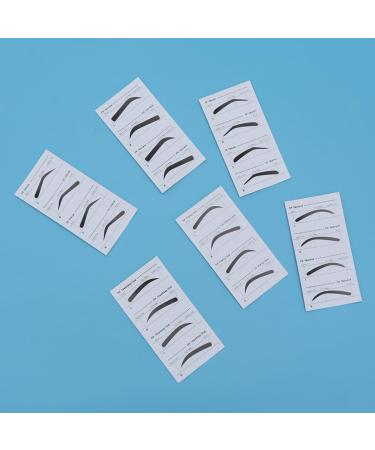 Housoutil 4 Sets Stickers Eyebrow Stencil Eyebrow Shaping Template Eyebrow Moulds Tool Cosmetic Eyebrow Card - Buy Online on GoSupps.com