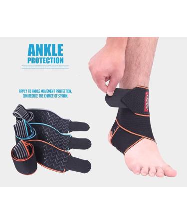 Adjustable Ankle Brace for Sprains & Plantar Fasciitis - Support for Sports & Recovery | Compression Ankle Wrap for Men & Women (Green - Buy Online on GoSupps.com