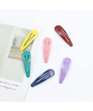 Dizila 120 Pack Solid Candy Color Anti-Slip Hair Clips Barrettes for Girls & Women - Buy Online on GoSupps.com