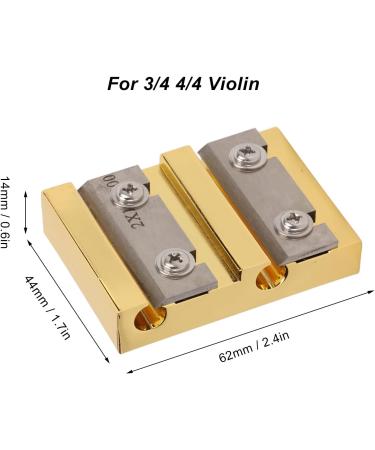 Jiayouy Violin Peg Reels Shaver - Professional Luthier Tools for Making Violin Tuning Pegs | Golden Zinc Alloy 2 Hole Design - Buy Online on GoSupps.com