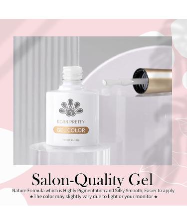 Born Pretty White Gel Nail Polish - Soak Off UV LED Salon Quality Manicure at Home | 10ML - Buy Online on GoSupps.com