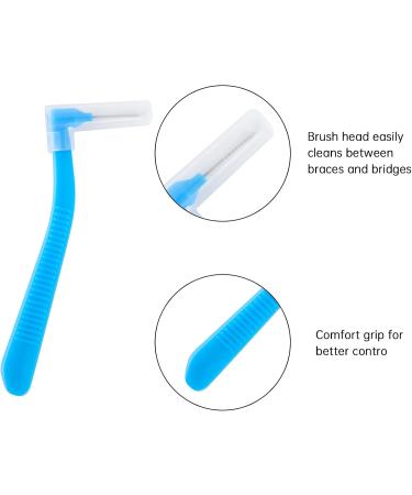 30 Piece Interdental Brushes Set - Non-Slip Toothbrushes for Gums & Braces Care | Orthodontic Cleaning Tool - Buy Online on GoSupps.com