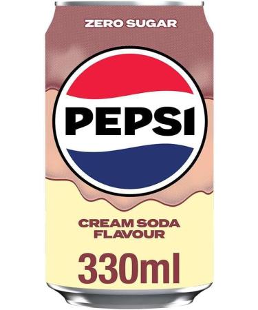  Pepsi Pepsi Treats Cream Soda 8 x 330 ml - Buy Online on GoSupps.com