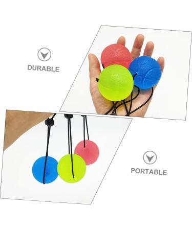 Frcolor 4-Piece Handle Ball Set for Finger Exercises | Mallet Finger & Baoding Balls | TPE Fitness Power Coach for Adults - Buy Online on GoSupps.com