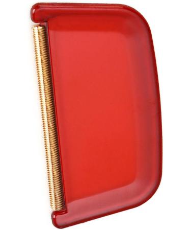Lint Remover Comb - Manual Fabric Shaver with Copper Blade for Knitted Garments - Lightweight & Compact (Red) | International Shipping Available - Buy Online on GoSupps.com