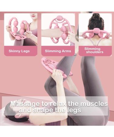 3-in-1 Massage Scooter & Foot Roller - Ultimate Muscle Therapy Massager with Hedgehog Ball and Handle - Buy Online on GoSupps.com