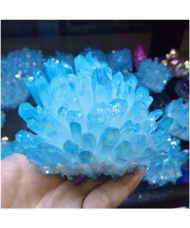 Crystal Rough Natural Crystal Rough Stone Crafts Crystal Cluster Angel Aura Titanium Quartz Crystal Stunning Rainbow Specimen Minerals - Buy Online on GoSupps.com