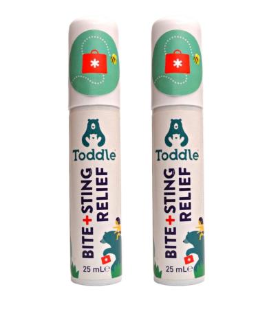 Toddle Bite & Sting Relief Spray 25ml x 2| Natural Antiseptic | Suitable for Use On Infants | Long Lasting Relief