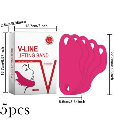 V Lines Face Lifting Chin Maskes | Chin Strap for Double Chin | Double Chine Reducer for Depuffing Skin Tightening | Lifting Hydrogel Collagens Maskes for Women - Buy Online on GoSupps.com