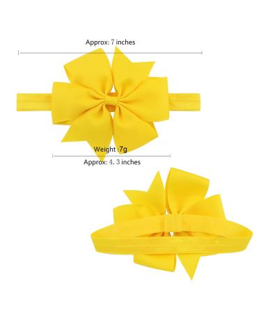 Chstarina 20pcs Baby Girl Hair Bows & Headbands | Cute Girls Hair Accessories for Newborns Toddlers & Kids - Buy Online on GoSupps.com