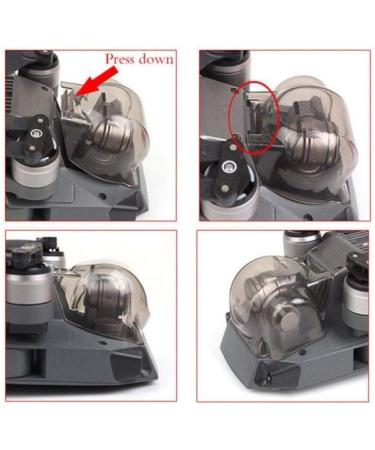 Transparent Gimbal Cover & Lens Protector for DJI Mavic Pro - Camera Shell Guard & Filter Clamp - Buy Online on GoSupps.com