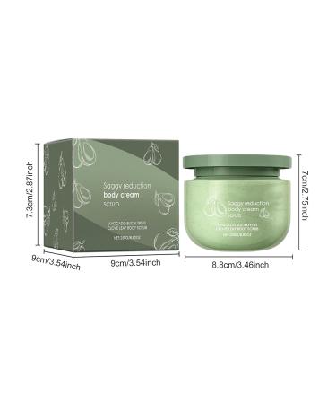 2 Pieces Avocado Body Peeling Cream - Gentle Skin Repair & Moisture (250g) | Smooth & Firm Skin - Buy Online on GoSupps.com