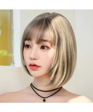Buy BGHJUE Short Bobo Wig for Women - Stylish Round Face Hairstyle | International Shipping Available - Buy Online on GoSupps.com