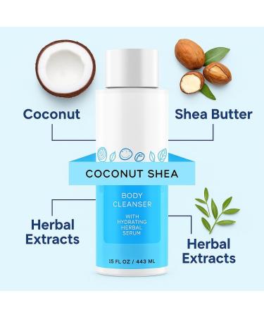 Coconut Shea Hydrating Body Cleanser 15 fl. oz - Buy Online on GoSupps.com