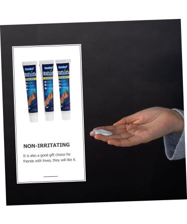 IWOWHERO 3 Pcs Anti-Itch Bottled Urticaria Cream Cream Cream Cream Medical External use White Bottled Urticaria Curing Plaster pp Push Type Mediacl Balm - Buy Online on GoSupps.com