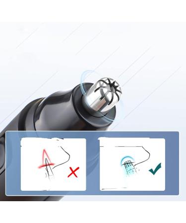 Rechargeable Nose Hair Trimmer - Electric Ear & Nose Hair Removal Clipper for Precision Grooming - Buy Online on GoSupps.com