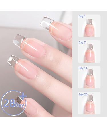 Lofuanna Builder Gel Bottle Set 56G - LED/UV Gel for Nail Art | 100 Templates & Nail Brush | Perfect for Gel & Artificial Nails - Buy Online on GoSupps.com