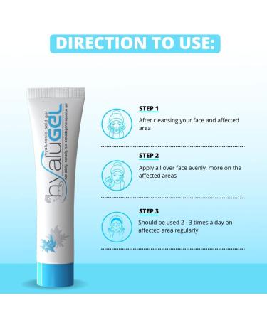 Hyaluronic Acid Gel for Oily & Acne Prone Skin - 30 gm | Hydrating & Refreshing | International Shipping Available - Buy Online on GoSupps.com