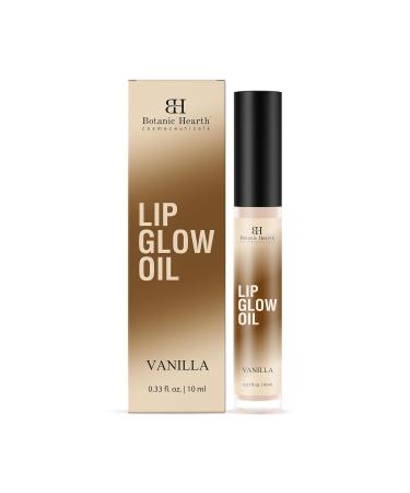 Botanic Hearth Lip Glow Oil - Vanilla Flavor | Moisturizing Lip Gloss for Dry Lips | Lightweight & Non-Greasy | 0.3 fl oz - Buy Online on GoSupps.com