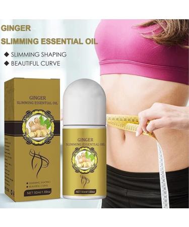 Lymphatic Detox Roll-On Ginger Oil | Organic Belly Drainage & Massage | 5pcs Ginger Essential Oil for Swelling & Drainage - Buy Online on GoSupps.com