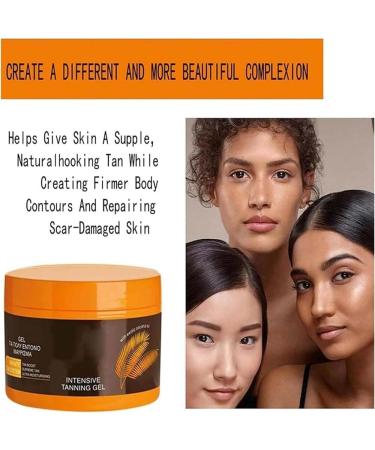 Luxury Intensive Tanning Gel Natural Tanning Accelerator Cream Gel Brown Tanning Gel Maintain Healthy Tanned Complexion For Tanning Beds And Sun Outdoors (1pcs) - Buy Online on GoSupps.com