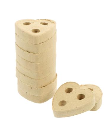 EXCEART 10pcs Ai Cake Sticker Chinese Acupuncture Cake Heat Therapy Cake Wormwood Cake Moxa Care 3X 2.8cm