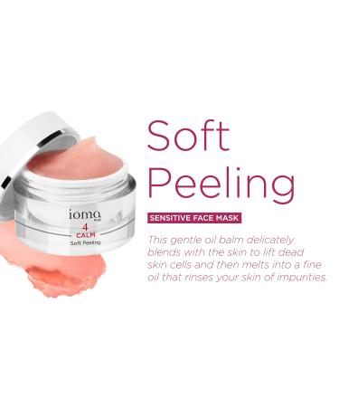 IOMA Paris CALM Soft Peeling - Best Natural Face Exfoliator | Gently Exfoliating Oil Balm for Smooth Radiant Skin (50 ml) - International Shipping Available - Buy Online on GoSupps.com