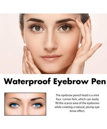 2024 Upgraded Natural Brows Eyebrow Pen Waterproof Natural Brows Eyebrow Pen Eyebrow Pen Waterproof Eyebrow Pencil Dark Brown Upgraded Waterproof Microblading Eyebrow Pen(All) - Buy Online on GoSupps.com