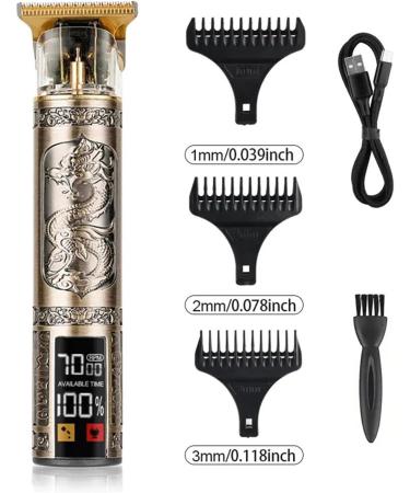 Buy T9 Hair Clipper - Electric Hairdressing Clipper with USB Three-Speed Adjustment & Large Screen - International Shipping Available - Buy Online on GoSupps.com