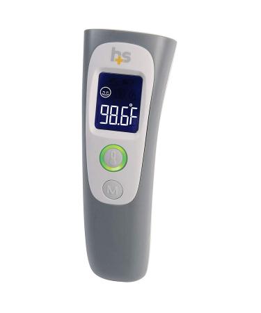 HealthSmart Digital Temporal Thermometer with No Contact Infrared Technology Babies Children or Adults Test Temperature of Objects or Air with Alarm and Memory Function FSA & HSA Eligible Body Object or Air