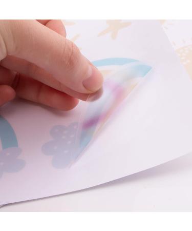 AIEX 58 Stickers Rainbow Wall Decals Pastel Rainbow Clouds Stars Sun Meteor Stickers for Girls Kids Kindergarten Room Nursery Decoration - Buy Online on GoSupps.com