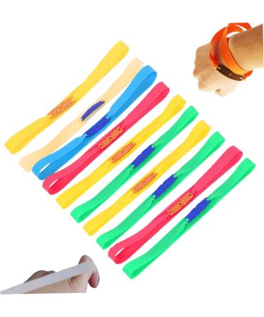 Frameless Slingshot 10Pcs 18.7in Frameless Slingshot Bracelet Perimeter Elastic Slingshot Bracelet Plush Fiber 0.8mm Thickness Low Noise Slingshot Bands for Outdoor Random Color - Buy Online on GoSupps.com