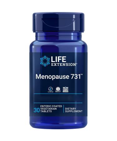 Life extension menopause 731 rhubarb extract 30 vegan tablets laboratory tests vegetarian gluten-free soybreis without genetic engineering