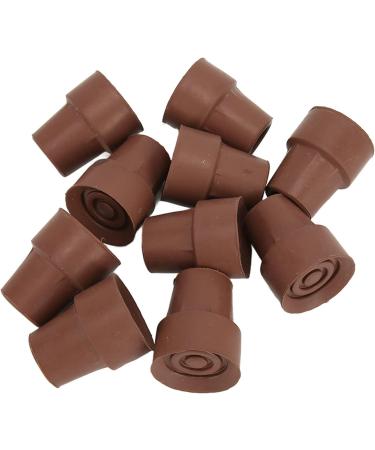 Walking Cane Tip Kit Crutch Tip Standard SlipProof Design 10-Piece Deep Groove for Repair - Buy Online on GoSupps.com