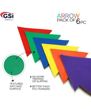 GSI Spot Markers for Kids Education and Classroom Activities - Non-Toxic, Non-Slip Arrow Markers - Buy Online on GoSupps.com