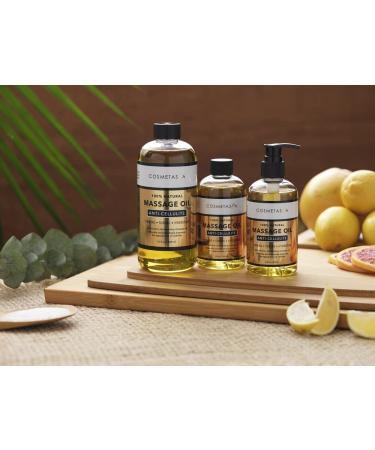 Cellulite Massage Oil with Collagen & Stem Cells | Natural Firming & Toning Treatment by Cosmetasa - Buy Online on GoSupps.com