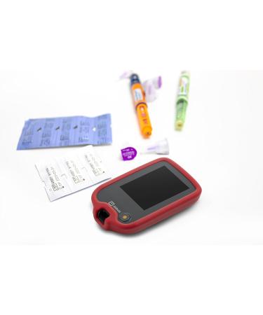 Patchinga Soft Silicone Protective Cover for Freestyle Libre Reader 1 2 & 3 | Shockproof & Anti-Slip - 9 Colors Available (Red) - Buy Online on GoSupps.com