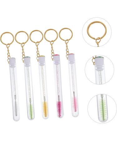 Balacoo 10 Pcs Keychain Mascara Brush Key Chains for Women Mascara Wands with Tube Lash Brush with Test Tube - Buy Online on GoSupps.com