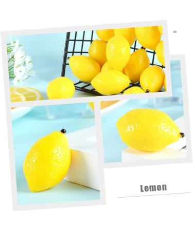 Zerodeko Faux Flower Garland 6pcs Mini Imitation Lemon Artificial Lemons Faux Plant Decor Lifelike Lemons Puzzle Toys Brain Toy Fruit Ornament Home Decor Household Products Toddler Pvc - Buy Online on GoSupps.com