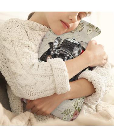 Retro-Style Fluffy Hot Water Bottle | 2L Capacity | Cozy Pain Relief for Back Neck & Shoulders - Buy Online on GoSupps.com