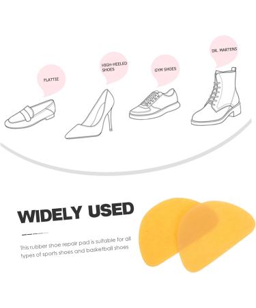 5 Pairs Sole Patch Repair - Non-Slip Adhesive Rubber Heel Pads for Shoes & Boots - Durable Shoe Heel Replacement - Buy Online on GoSupps.com