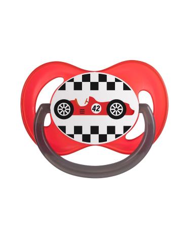Canpol babies Silicone Symmetrical Pacifier 0-6m RACING red